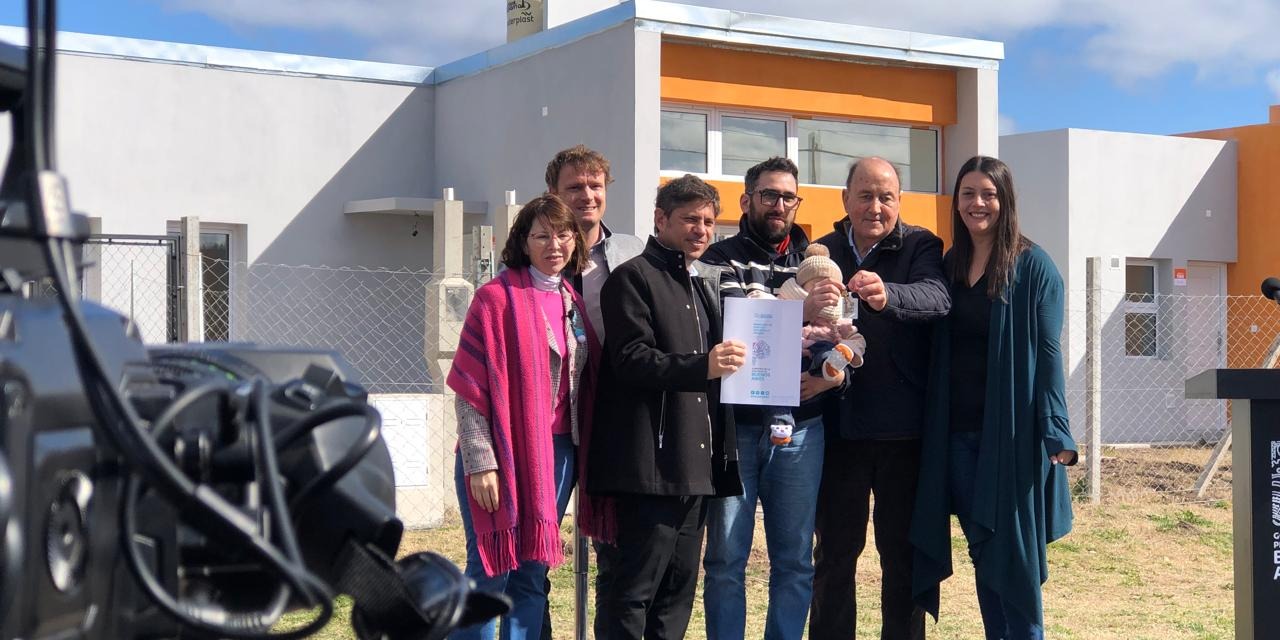 El gobernador Axel Kicillof est en Olavarra